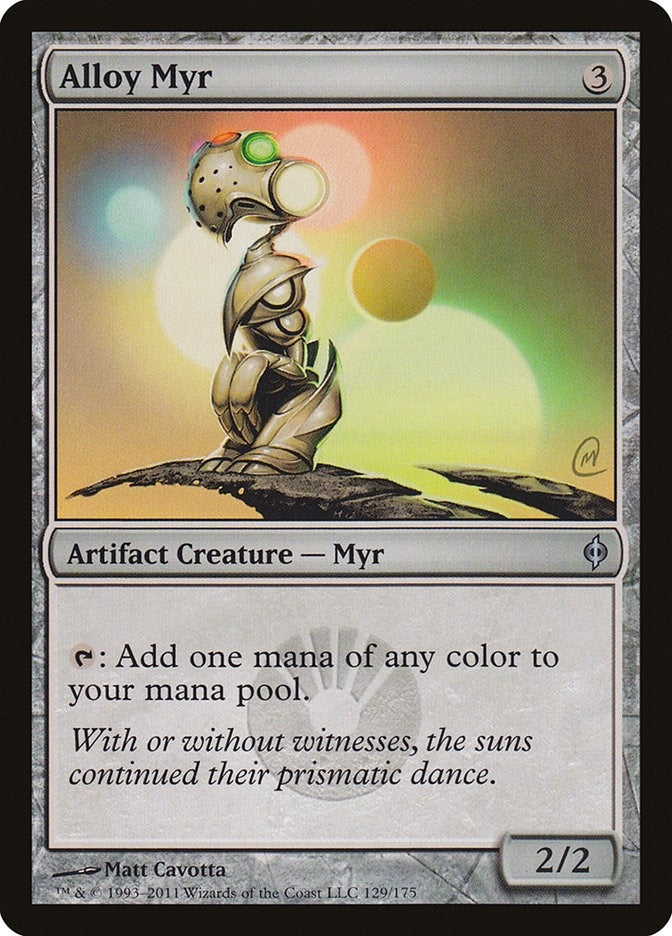 Image for Alloy Myr (New Phyrexia) (129) - Magic: The Gathering