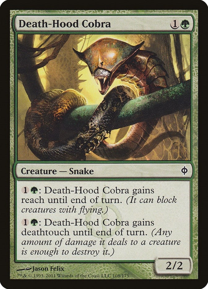 Image for Death-Hood Cobra (New Phyrexia) (108) - Magic: The Gathering