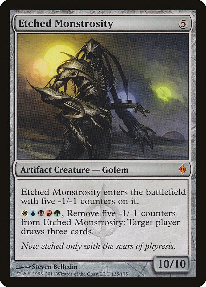 Image for Etched Monstrosity (New Phyrexia) (135) - Magic: The Gathering