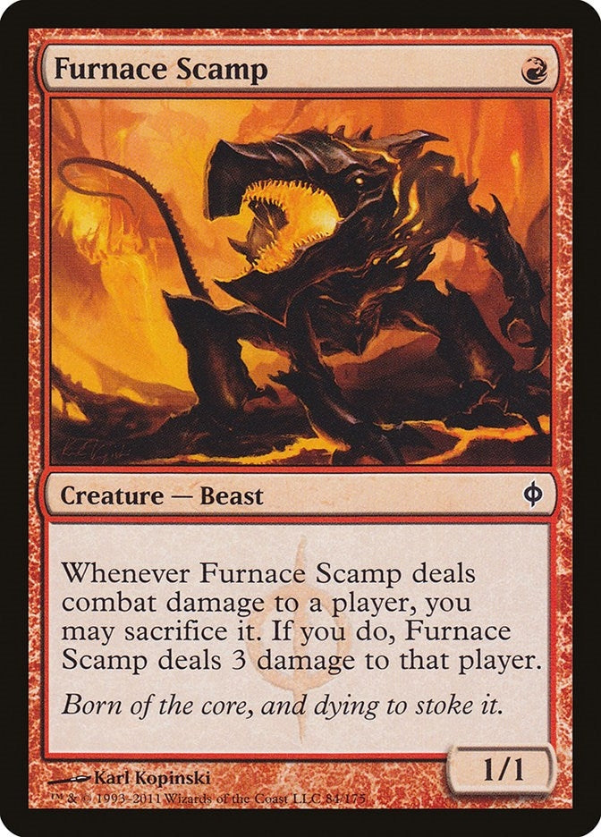 Image for Furnace Scamp (New Phyrexia) (84) - Magic: The Gathering