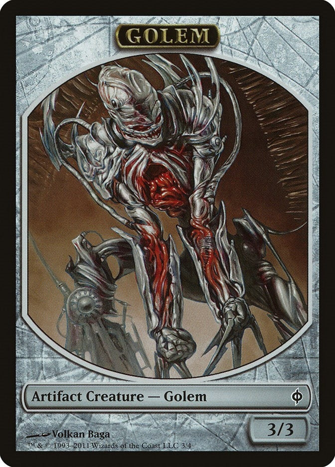 Image for Golem Token (New Phyrexia) (3) - Magic: The Gathering