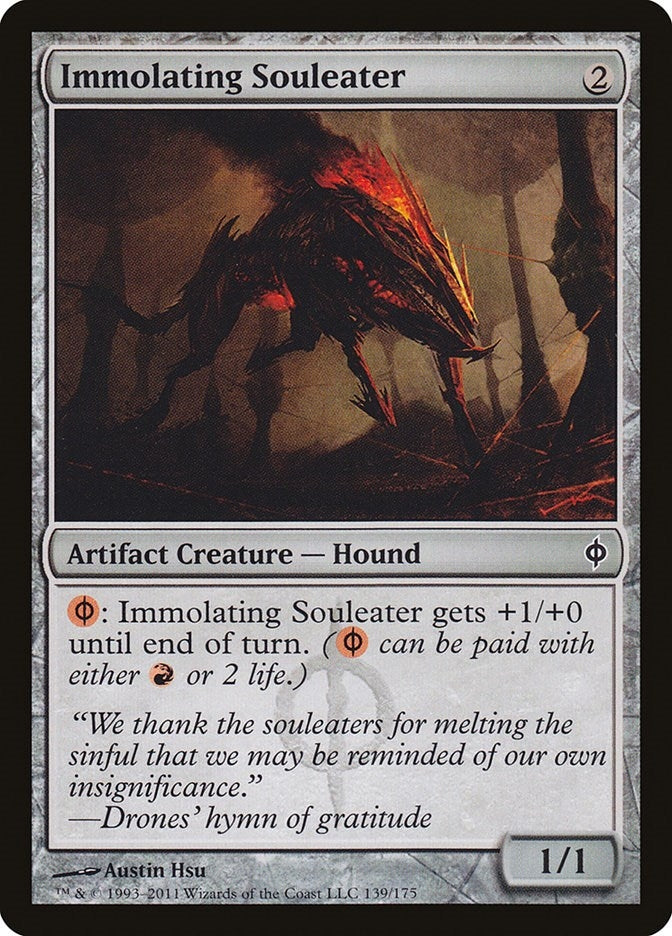 Image for Immolating Souleater (New Phyrexia) (139) - Magic: The Gathering