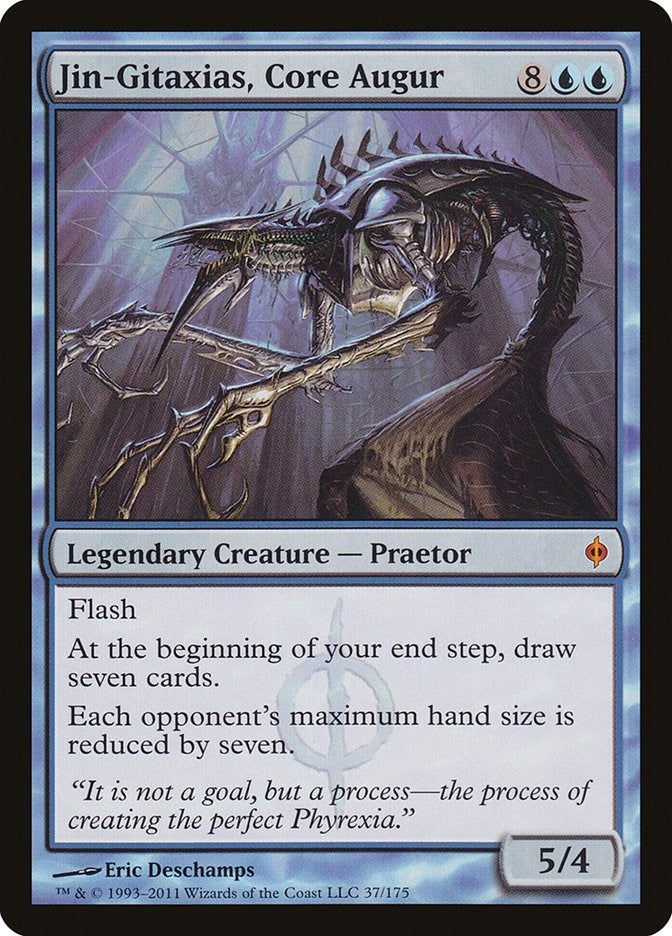 Image for Jin-Gitaxias, Core Augur (New Phyrexia) (37) - Magic: The Gathering