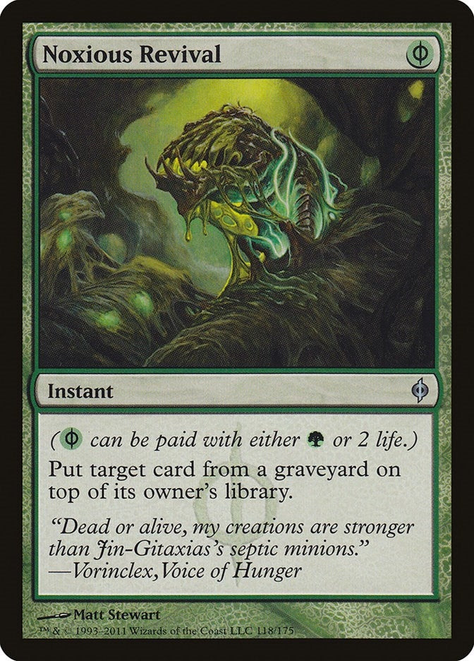 Image for Noxious Revival (New Phyrexia) (118) - Magic: The Gathering