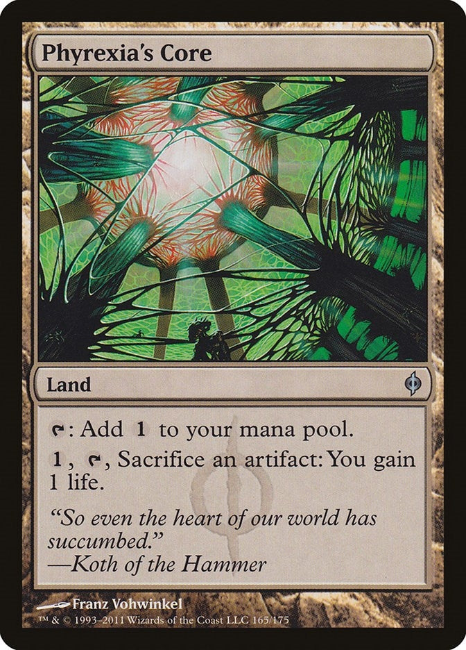 Image for Phyrexia's Core (New Phyrexia) (165) - Magic: The Gathering