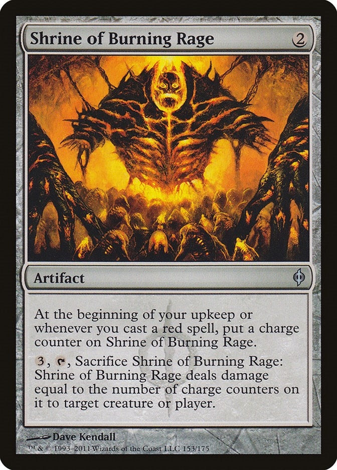 Image for Shrine of Burning Rage (New Phyrexia) (153) - Magic: The Gathering