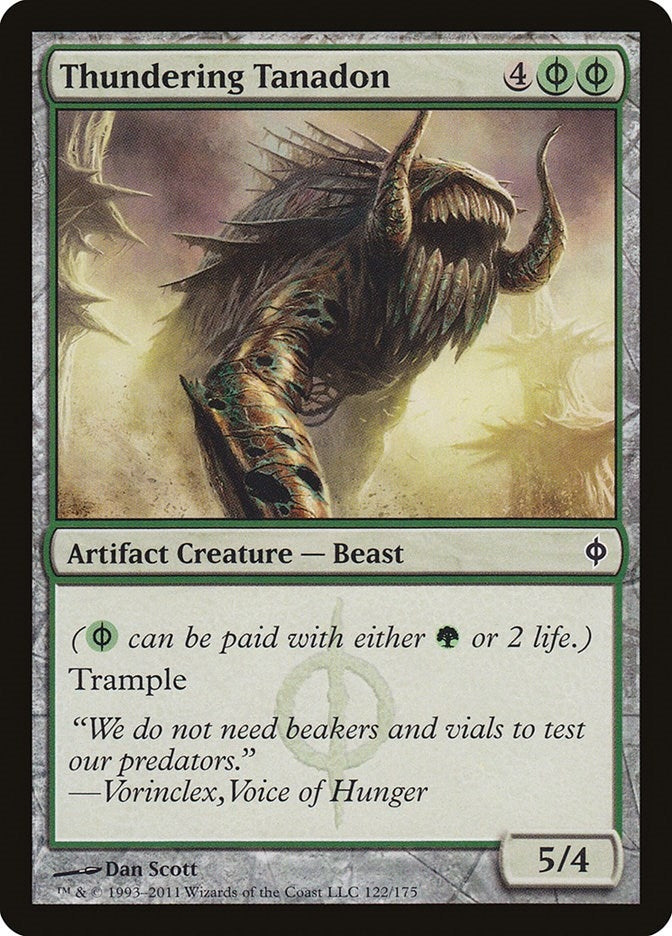 Image for Thundering Tanadon (New Phyrexia) (122) - Magic: The Gathering