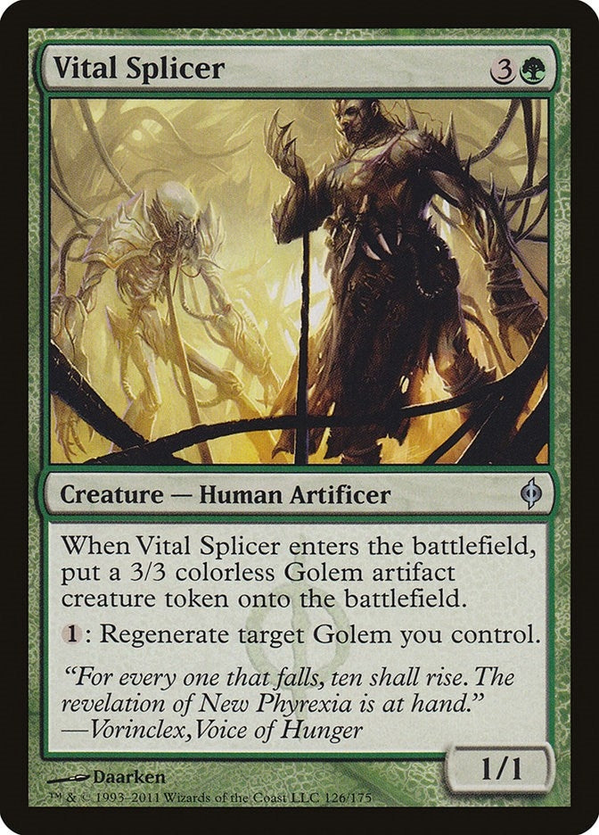 Image for Vital Splicer (New Phyrexia) (126) - Magic: The Gathering