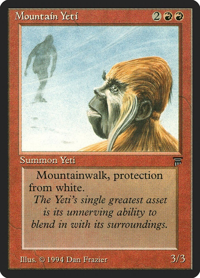 Image for Mountain Yeti (Legends) - Magic: The Gathering