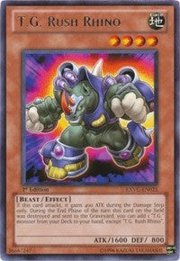Image for T.G. Rush Rhino (Extreme Victory) (EXVC-EN021) - YuGiOh