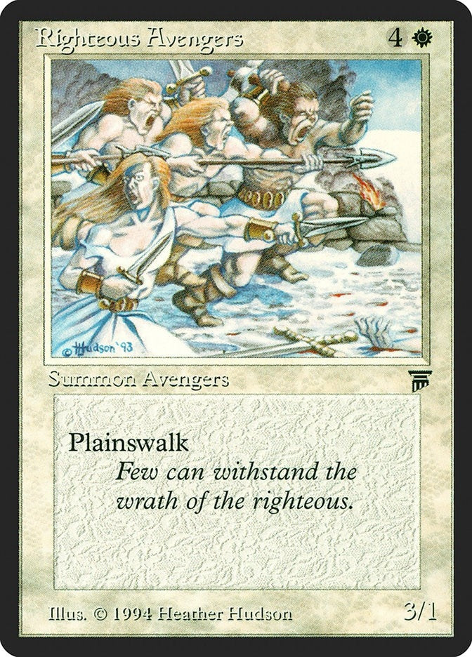 Image for Righteous Avengers (Legends) - Magic: The Gathering