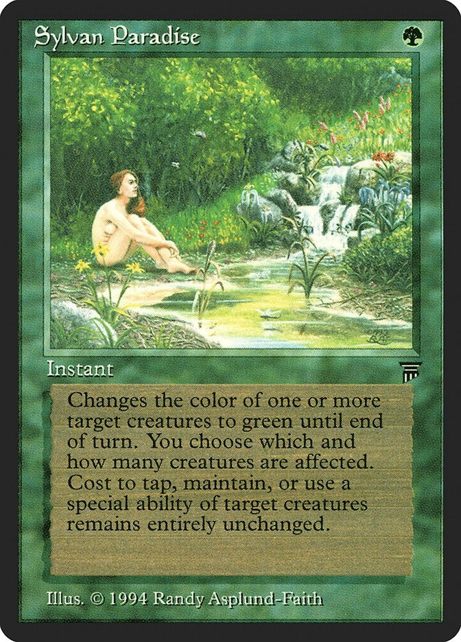 Image for Sylvan Paradise (Legends) - Magic: The Gathering