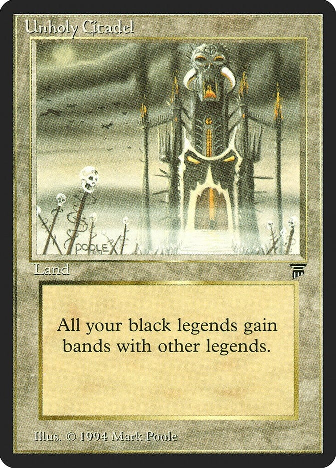 Image for Unholy Citadel (Legends) - Magic: The Gathering