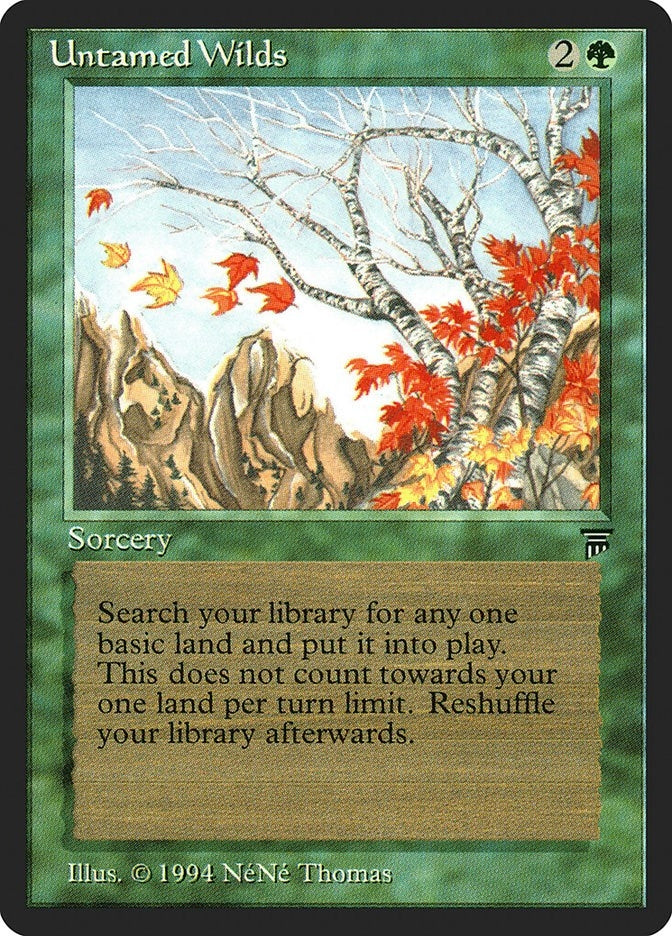 Image for Untamed Wilds (Legends) - Magic: The Gathering