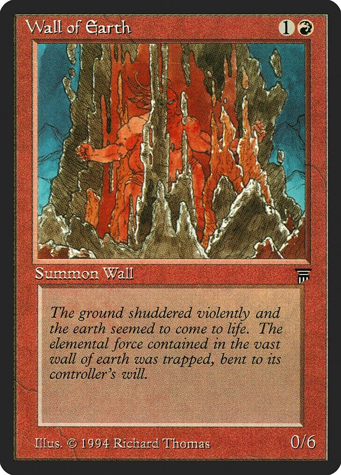 Image for Wall of Earth (Legends) - Magic: The Gathering