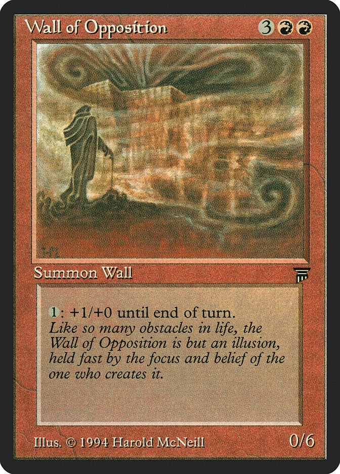 Image for Wall of Opposition (Legends) - Magic: The Gathering