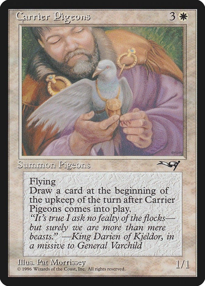 Image for Carrier Pigeons (Hand) (Alliances) (126) - Magic: The Gathering