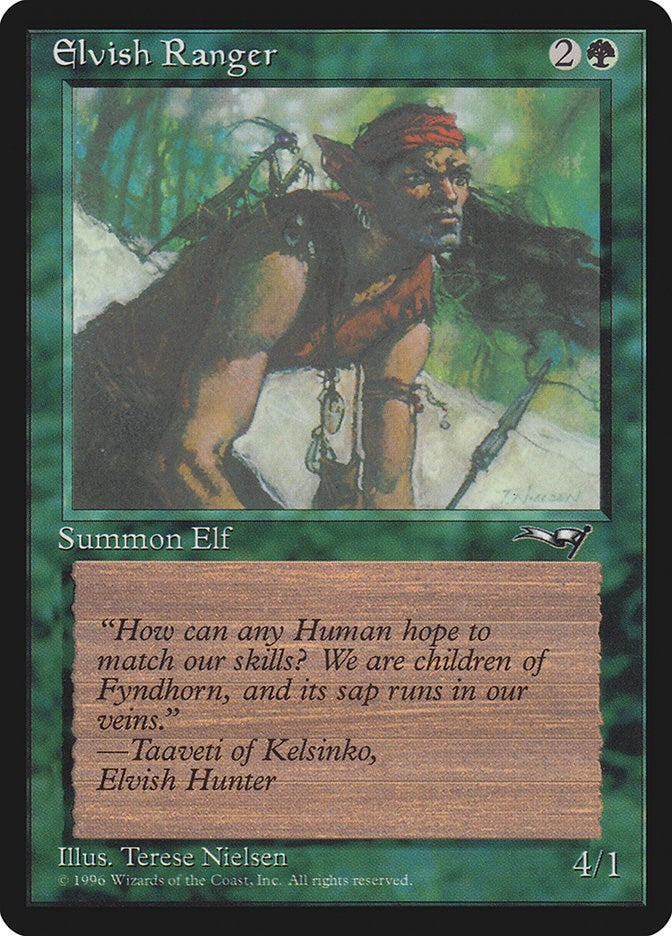 Image for Elvish Ranger (Male) (Alliances) (68) - Magic: The Gathering