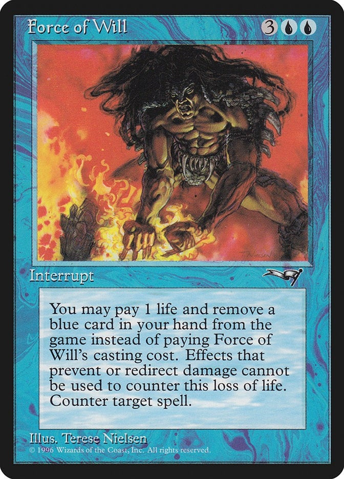 Image for Force of Will (Alliances) (42) - Magic: The Gathering