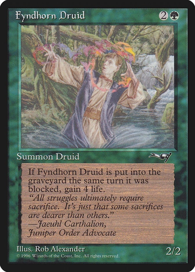 Image for Fyndhorn Druid (Alliances) (71) - Magic: The Gathering