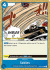 Image for Sables (Super Pre-Release Starter Deck 3: The Seven Warlords of the Sea) (ST03-015) - One Piece Card Game