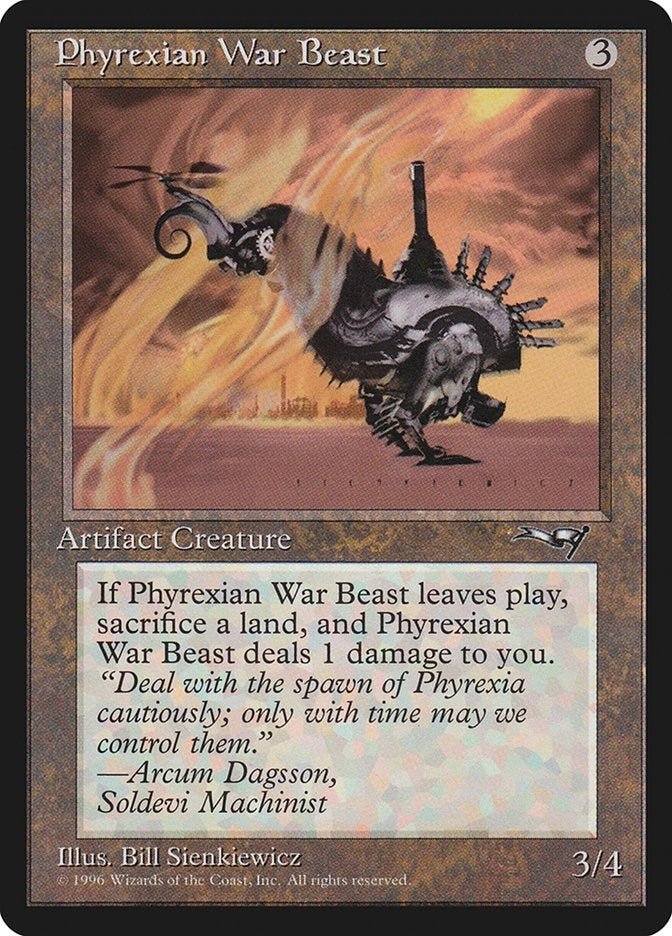 Image for Phyrexian War Beast (Alliances) (170) - Magic: The Gathering