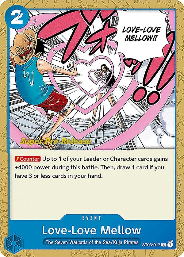 Image for Love-Love Mellow (Super Pre-Release Starter Deck 3: The Seven Warlords of the Sea) (ST03-017) - One Piece Card Game