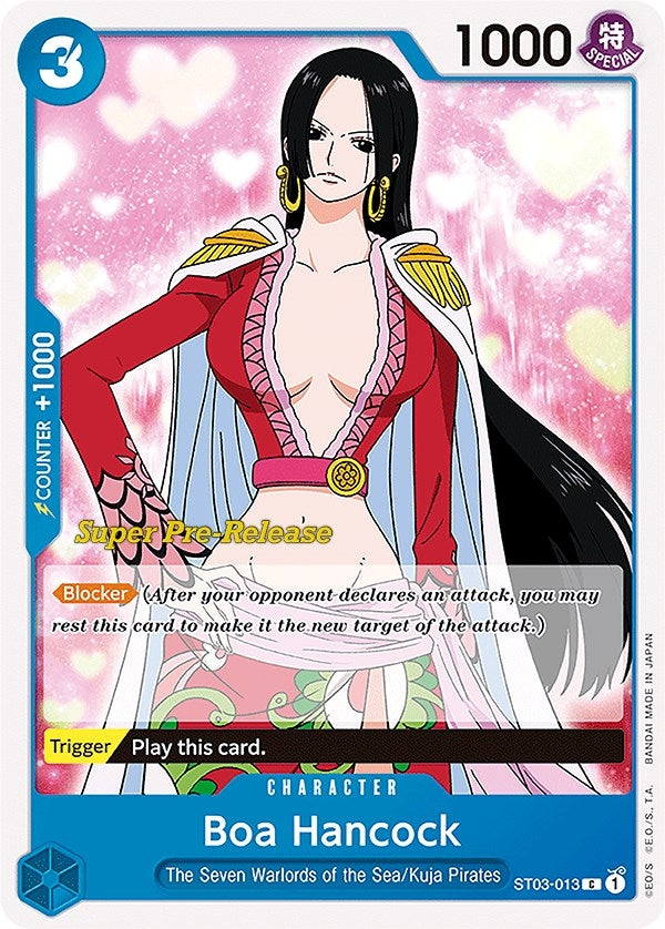 Image for Boa Hancock (Super Pre-Release Starter Deck 3: The Seven Warlords of the Sea) (ST03-013) - One Piece Card Game