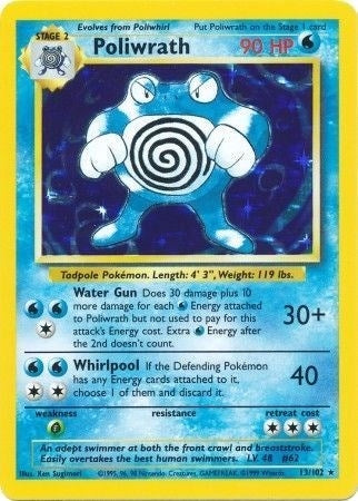 Image for Poliwrath (Base Set) (013/102) - Pokemon
