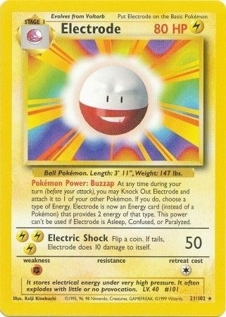 Image for Electrode (Base Set) (021/102) - Pokemon