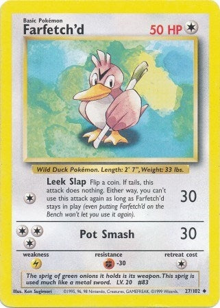 Image for Farfetch'd (Base Set) (027/102) - Pokemon