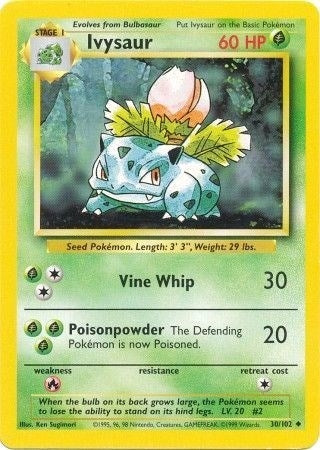 Image for Ivysaur (Base Set) (030/102) - Pokemon