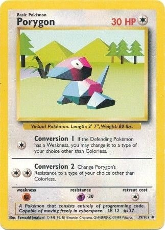 Image for Porygon (Base Set) (039/102) - Pokemon