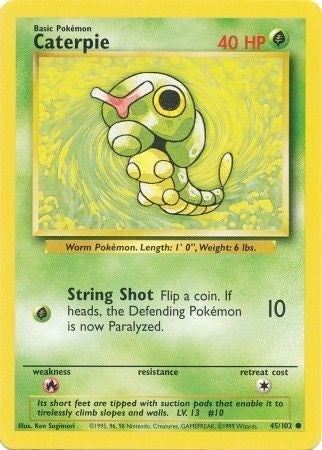 Image for Caterpie (Base Set) (045/102) - Pokemon