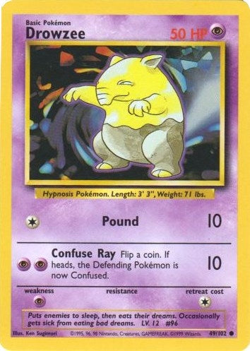 Image for Drowzee (Base Set) (049/102) - Pokemon