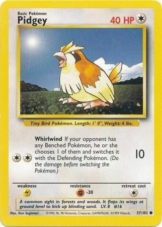 Image for Pidgey (Base Set) (057/102) - Pokemon