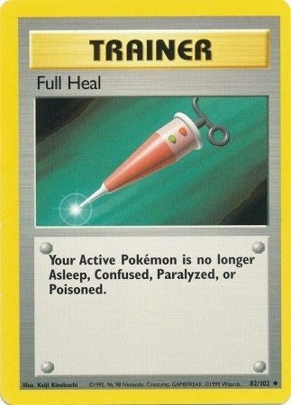 Image for Full Heal (Base Set) (082/102) - Pokemon