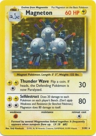 Image for Magneton (Base Set) (009/102) - Pokemon