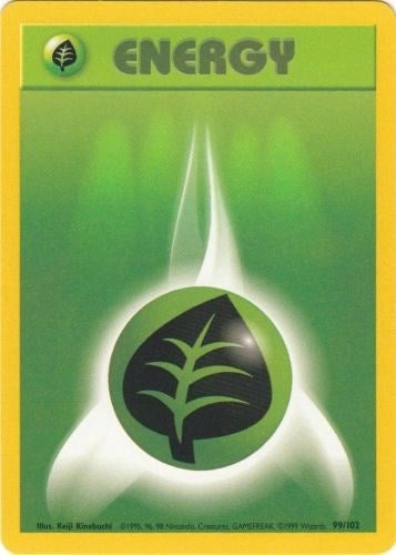 Image for Grass Energy (Base Set) (099/102) - Pokemon