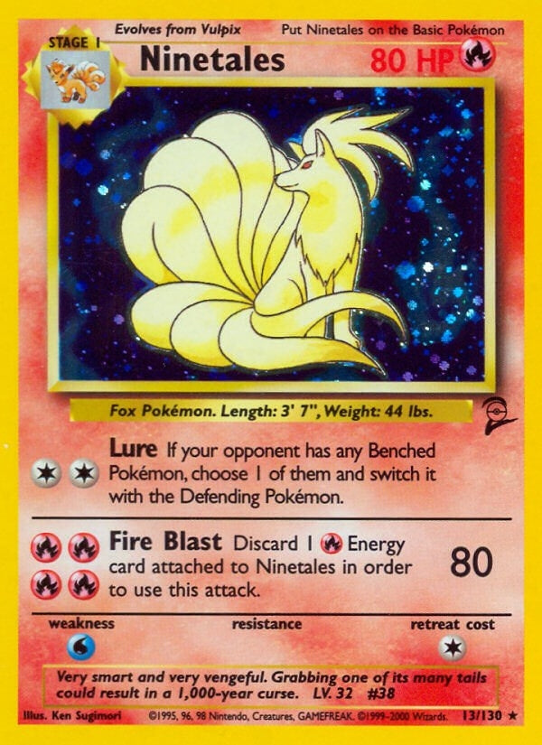 Image for Ninetales (Base Set 2) (013/130) - Pokemon