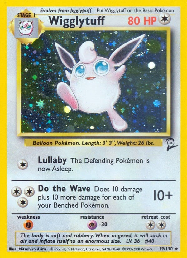 Image for Wigglytuff (Base Set 2) (019/130) - Pokemon