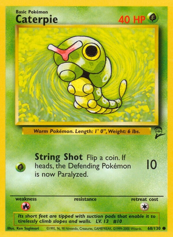Image for Caterpie (Base Set 2) (068/130) - Pokemon