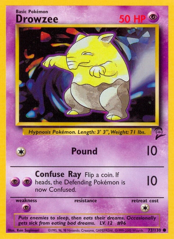 Image for Drowzee (Base Set 2) (073/130) - Pokemon