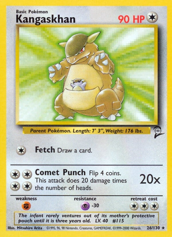 Image for Kangaskhan (Base Set 2) (026/130) - Pokemon