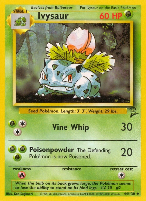 Image for Ivysaur (Base Set 2) (044/130) - Pokemon