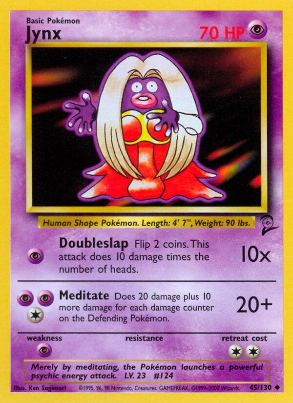 Image for Jynx (Base Set 2) (045/130) - Pokemon