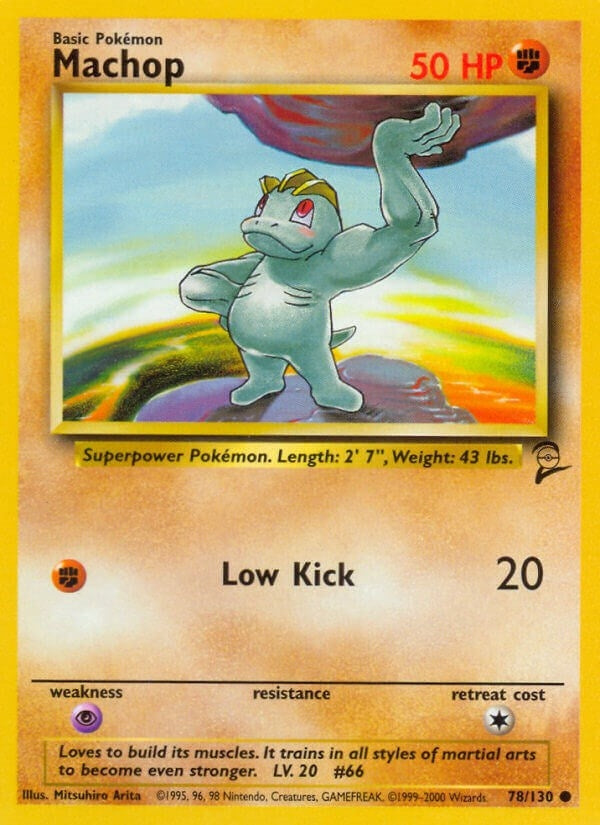 Image for Machop (Base Set 2) (078/130) - Pokemon