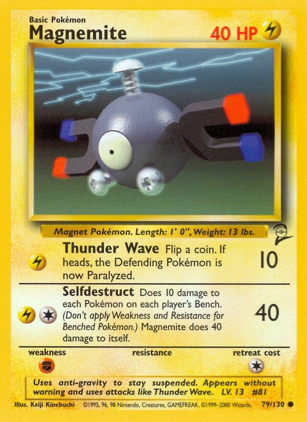 Image for Magnemite (Base Set 2) (079/130) - Pokemon