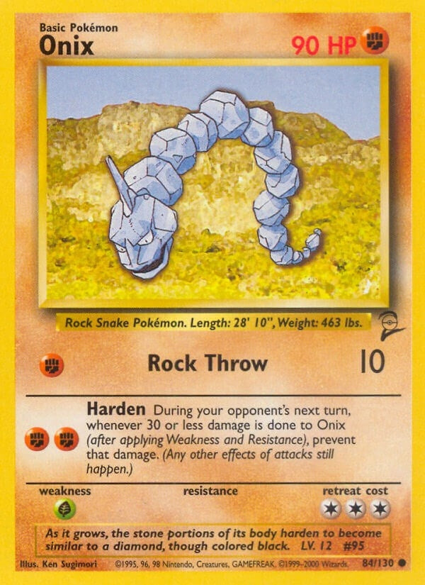 Image for Onix (Base Set 2) (084/130) - Pokemon