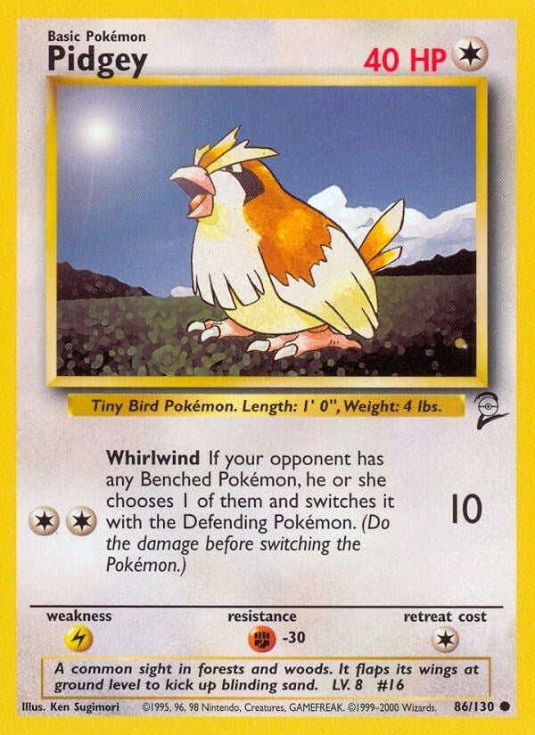Image for Pidgey (Base Set 2) (086/130) - Pokemon